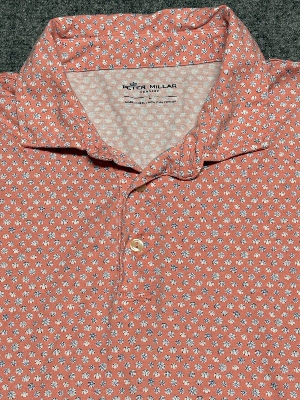 Golf Polo Shirts 3-Pack Mens Large Peter Millar Vineyard Vines Performance
